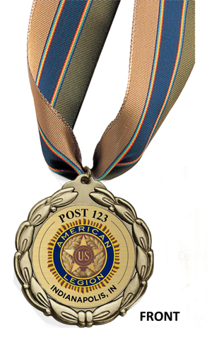 Custom Wreath Medal